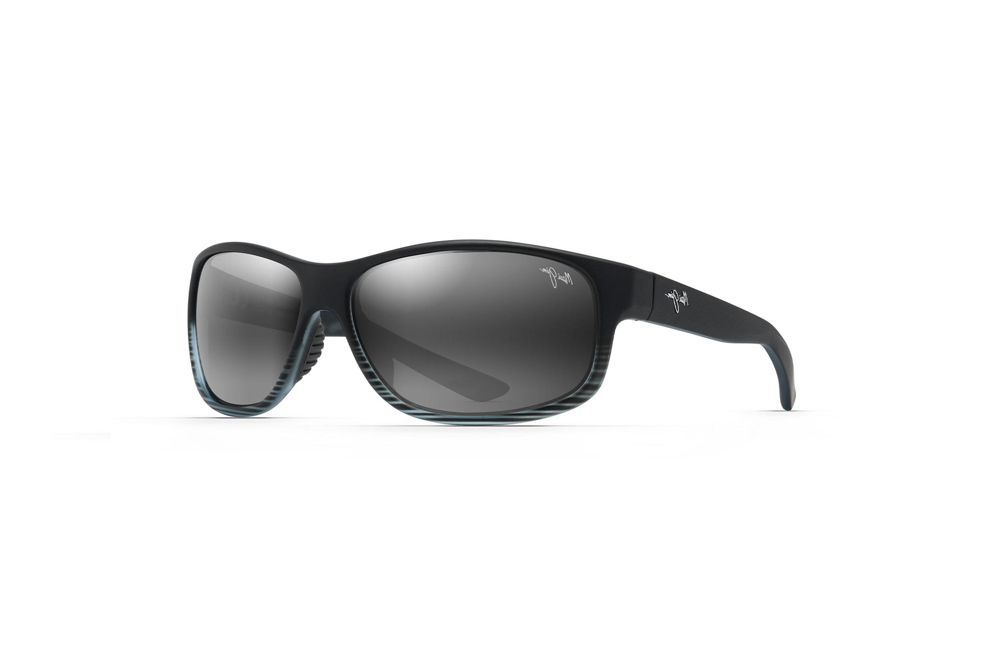 Maui Jim Kaiwi Channel 840-11D Neutral GreyGrey Black Stripe Maui Jim Kaiwi Channel 840-11D Neutral GreyGrey Black Stripe