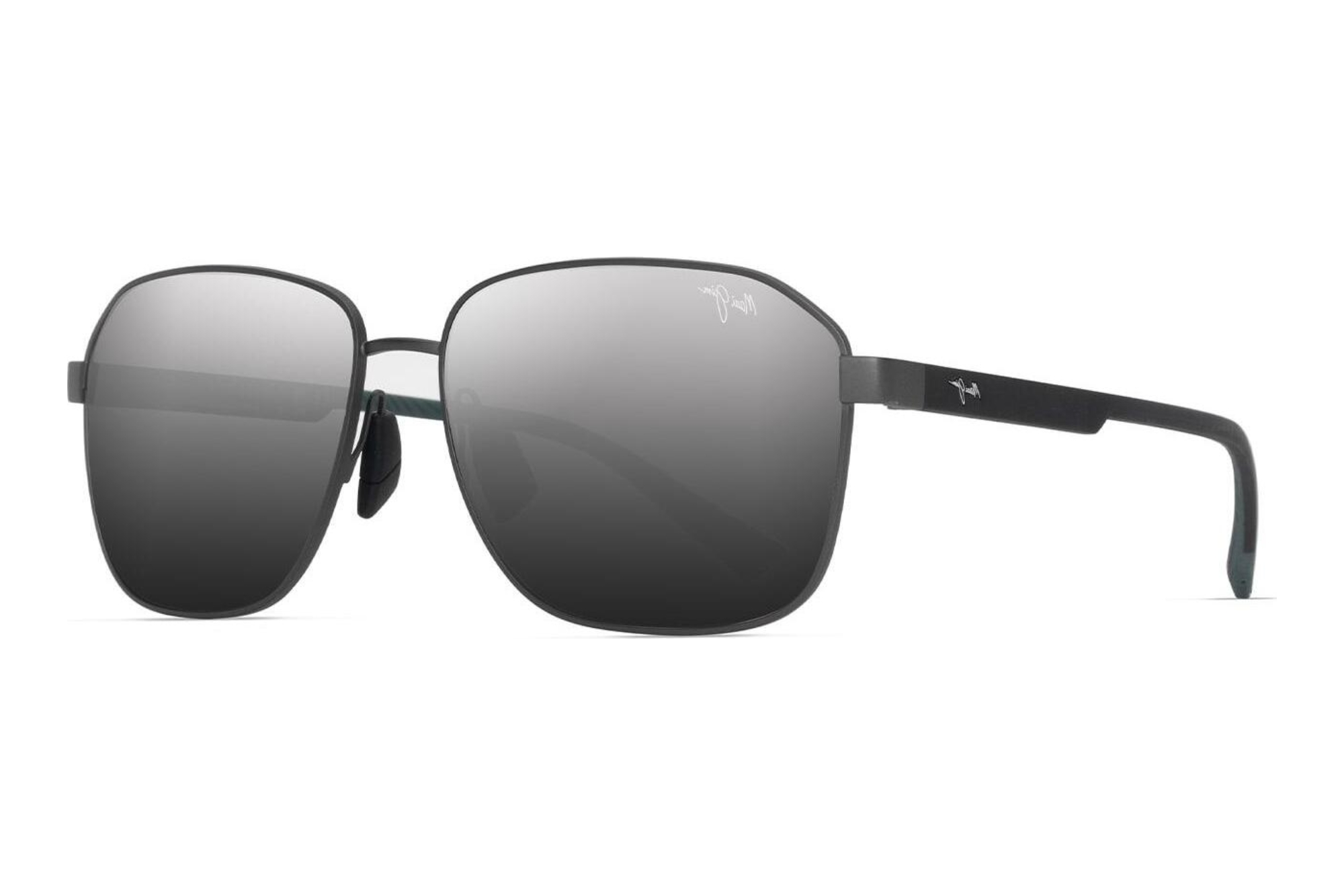 Maui Jim Onipaa AF DSB651-02 Dual Mirror Silver to BlackMatte Gunmetal w/Black Maui Jim Onipaa AF DSB651-02 Dual Mirror Silver to BlackMatte Gunmetal w/Black