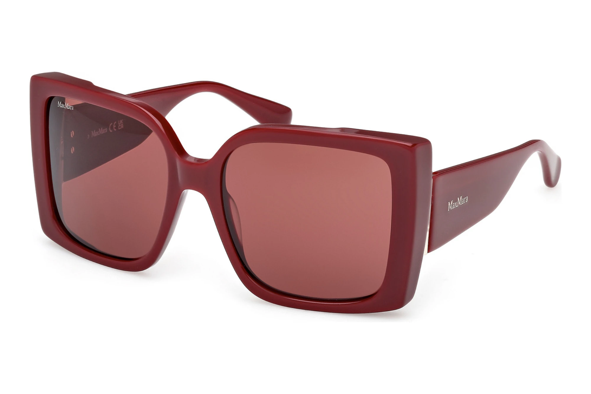 Max Mara MM0131 69S bordeauxBordeaux Glänzend Max Mara MM0131 69S bordeauxBordeaux Glänzend