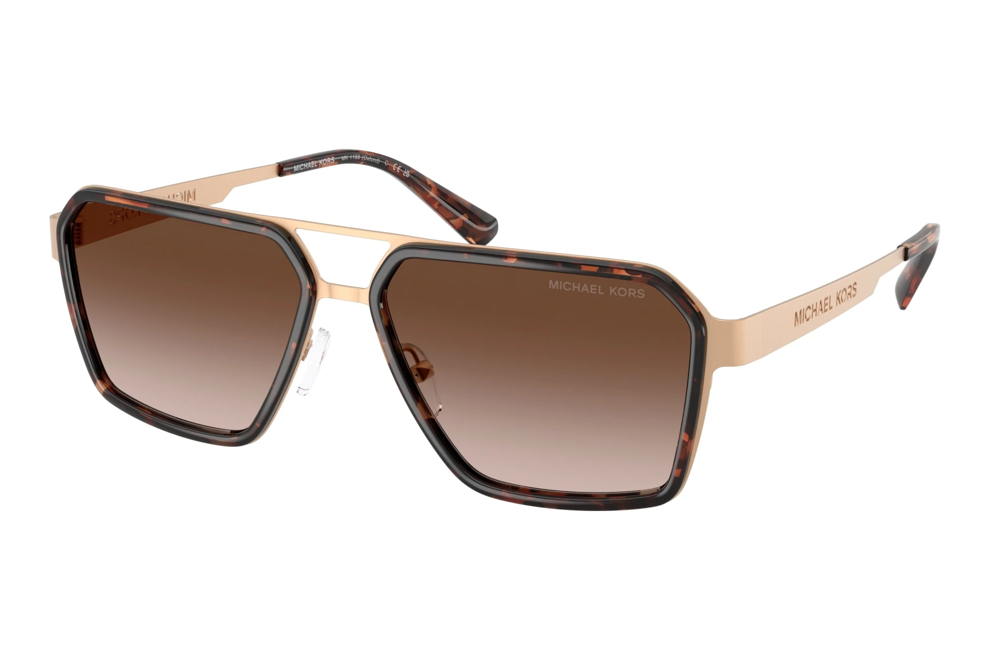 Michael Kors MK1188 189913 Brown GradientBeige Gold Michael Kors MK1188 189913 Brown GradientBeige Gold
