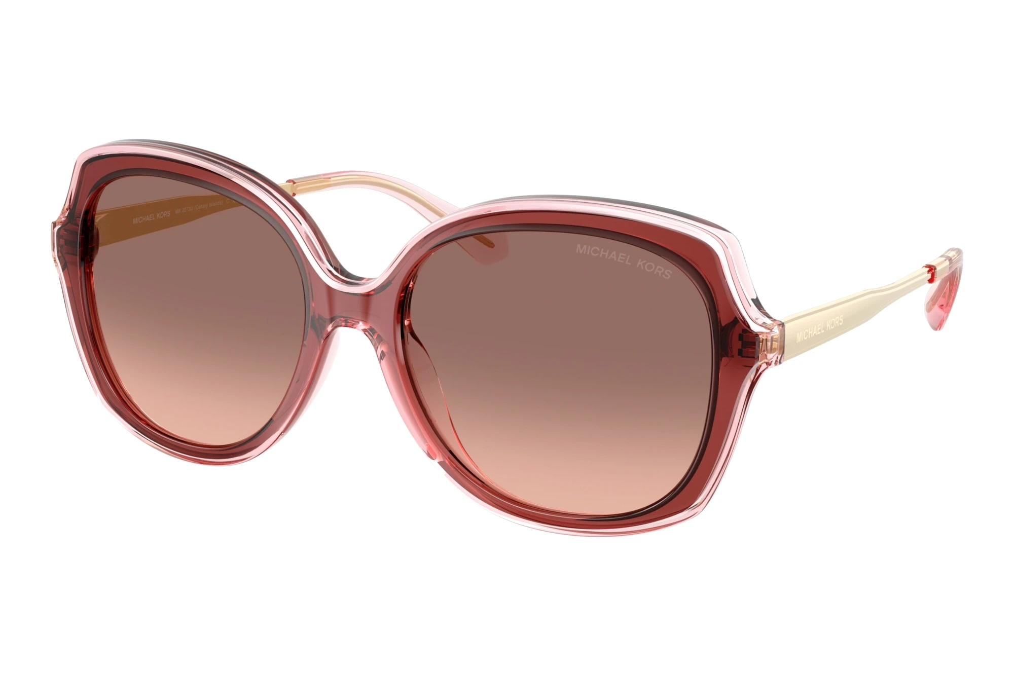 Michael Kors MK2273U 391313 Brown PinkRosewood Michael Kors MK2273U 391313 Brown PinkRosewood