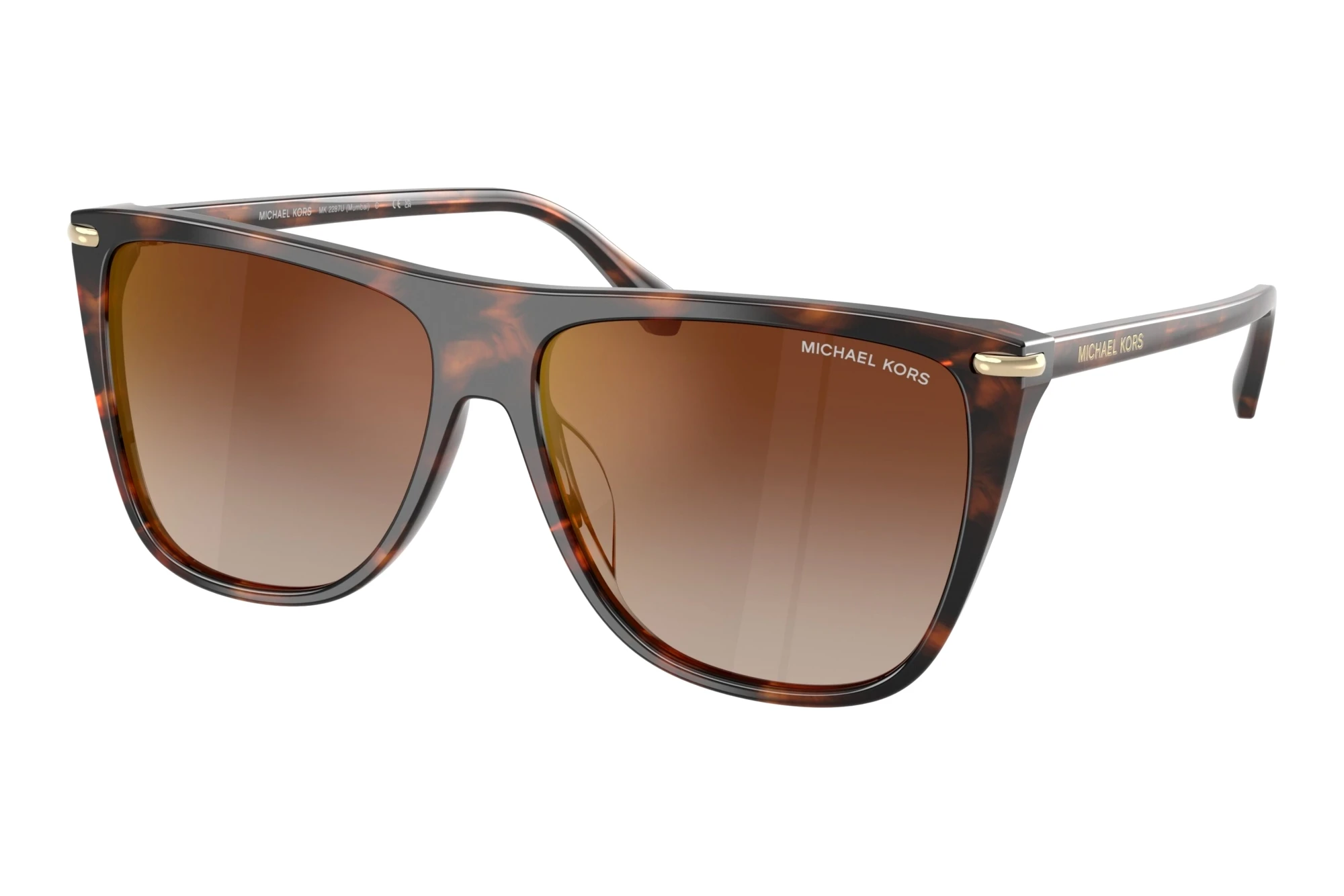 Michael Kors MK2287U 4039AO Brown Gradient Mirror RedMahogany Tortoise Michael Kors MK2287U 4039AO Brown Gradient Mirror RedMahogany Tortoise