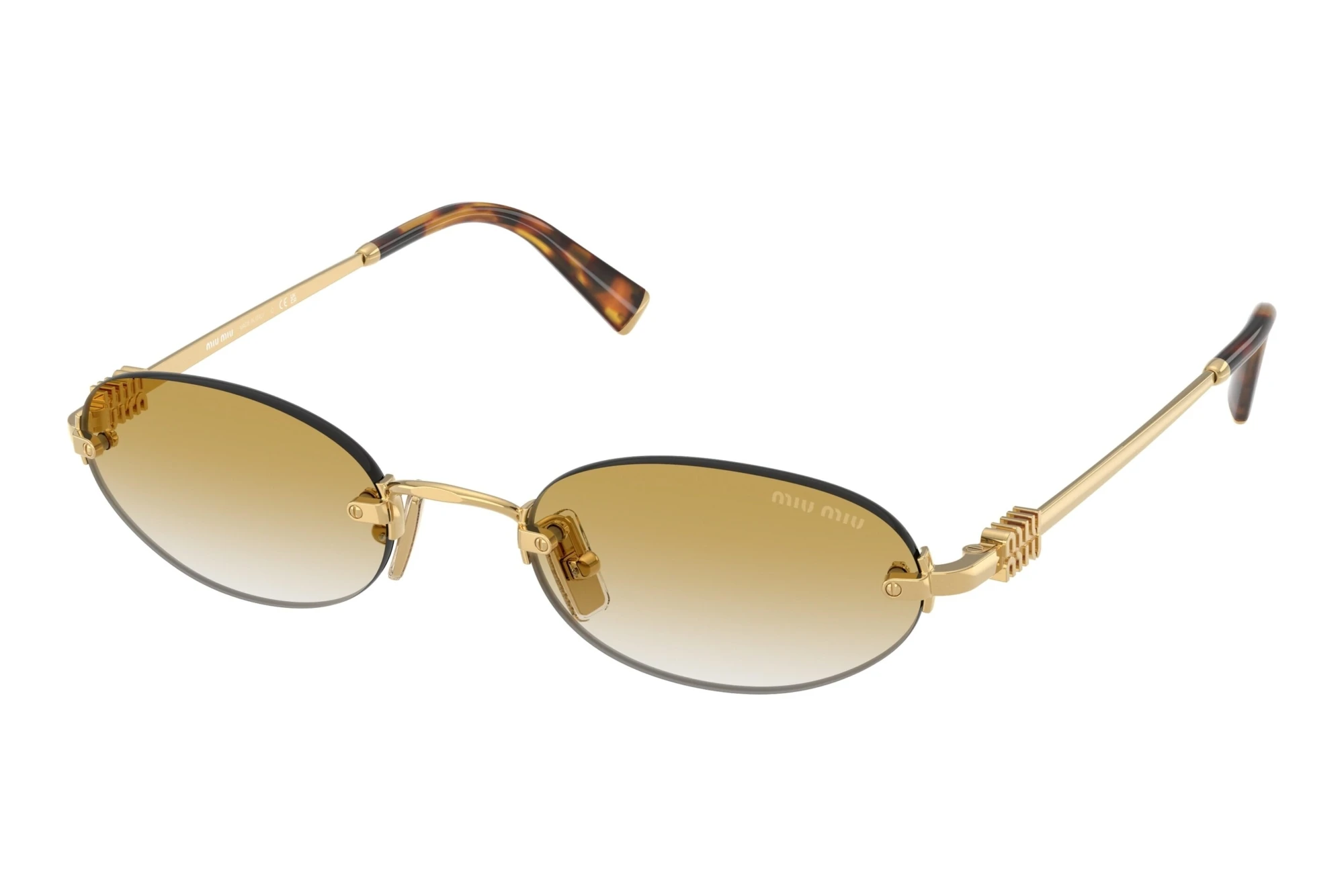 Miu Miu MU A54S 5AK21D Dark VioletGold Miu Miu MU A54S 5AK21D Dark VioletGold