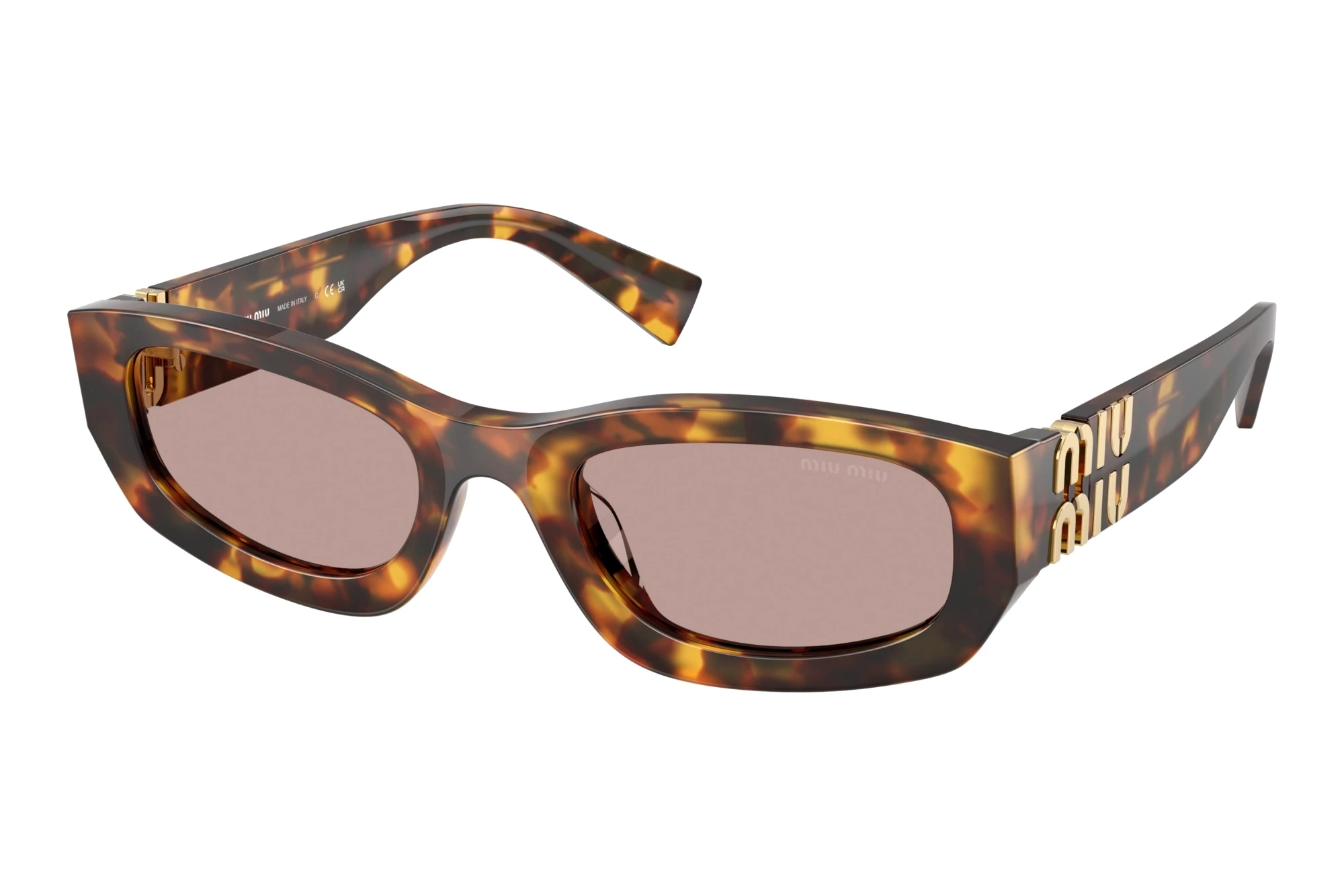 Miu Miu MU B04S 14L20I Light Purple BrownHoney Havana Miu Miu MU B04S 14L20I Light Purple BrownHoney Havana