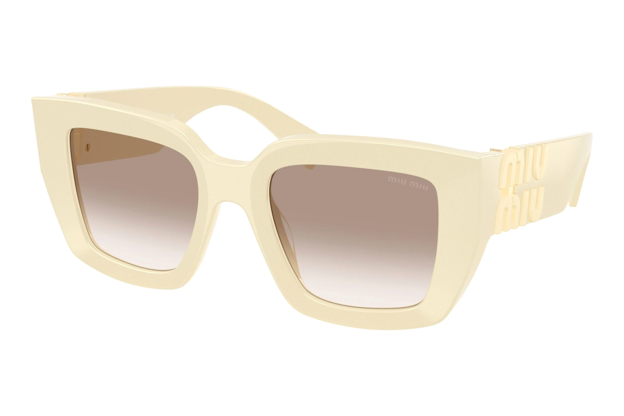Miu Miu MU B05S 21D90L Clear Gradient BrownMilk Miu Miu MU B05S 21D90L Clear Gradient BrownMilk