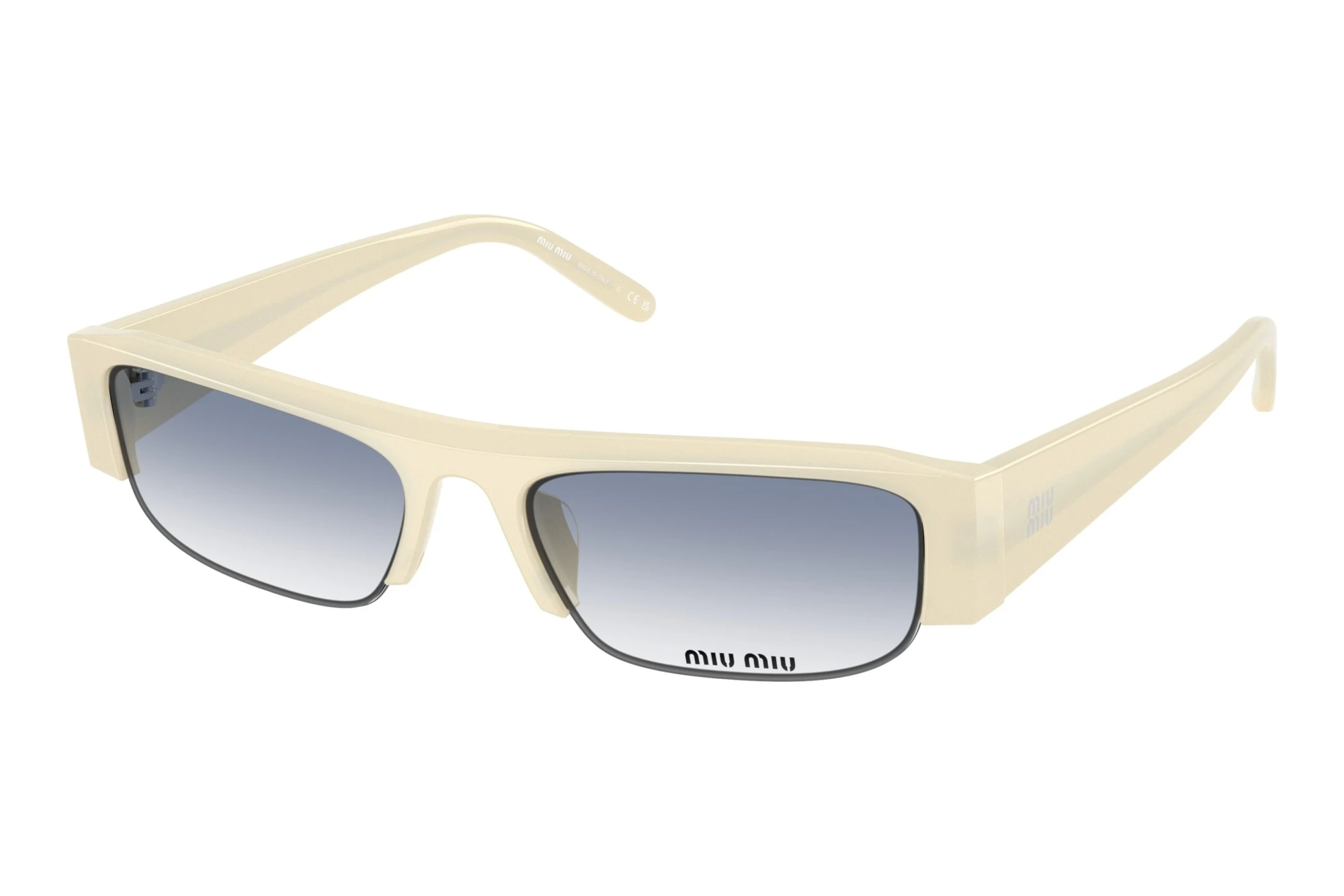 Miu Miu MU B07S 22Q80O YellowOpaline Amber Miu Miu MU B07S 22Q80O YellowOpaline Amber