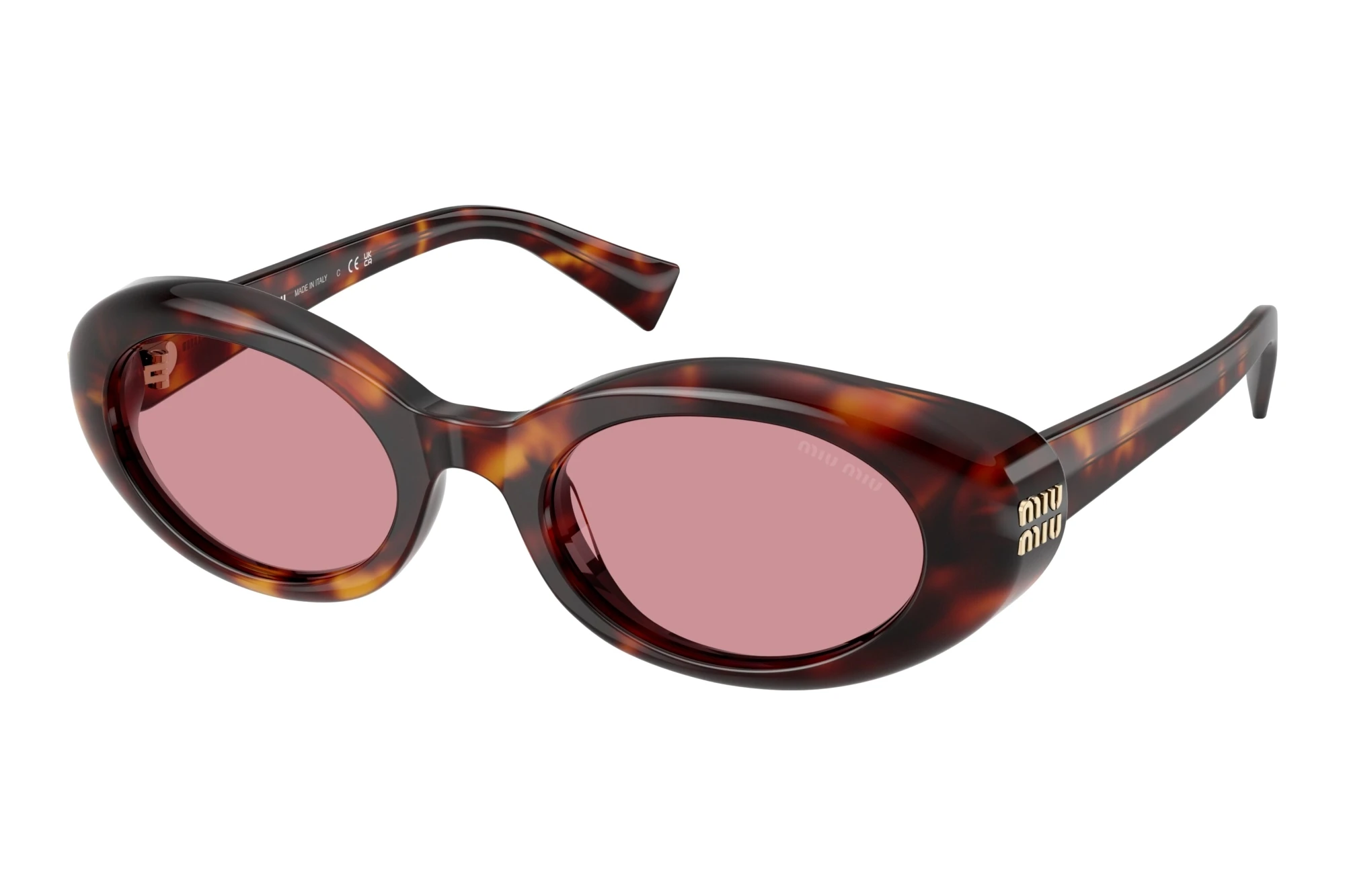 Miu Miu MU B09S 27L50Y PinkHavana Miu Miu MU B09S 27L50Y PinkHavana