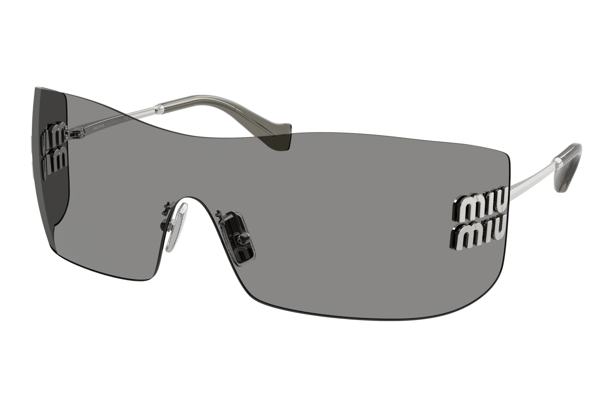 Miu Miu MU B53S 1BC81A Dark GreySilver Miu Miu MU B53S 1BC81A Dark GreySilver