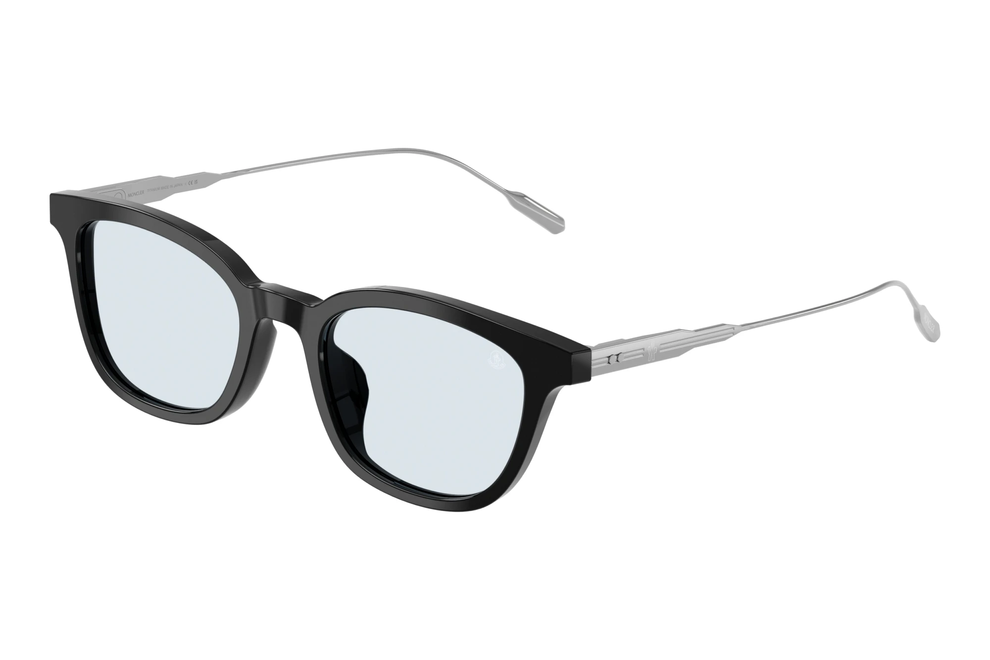 Moncler ME6027D 3001EL Solid Light BlueShiny Black Moncler ME6027D 3001EL Solid Light BlueShiny Black