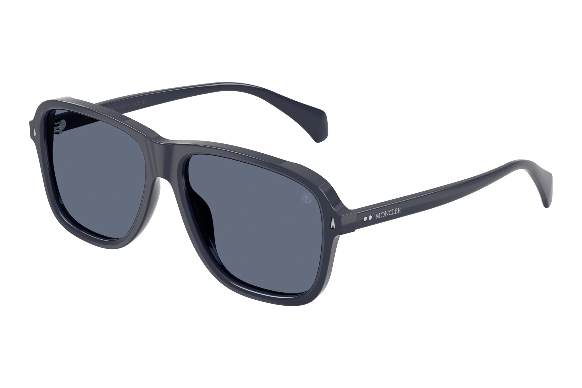 Moncler ME6030 302072 Solid BlueShiny Dark Blue Moncler ME6030 302072 Solid BlueShiny Dark Blue