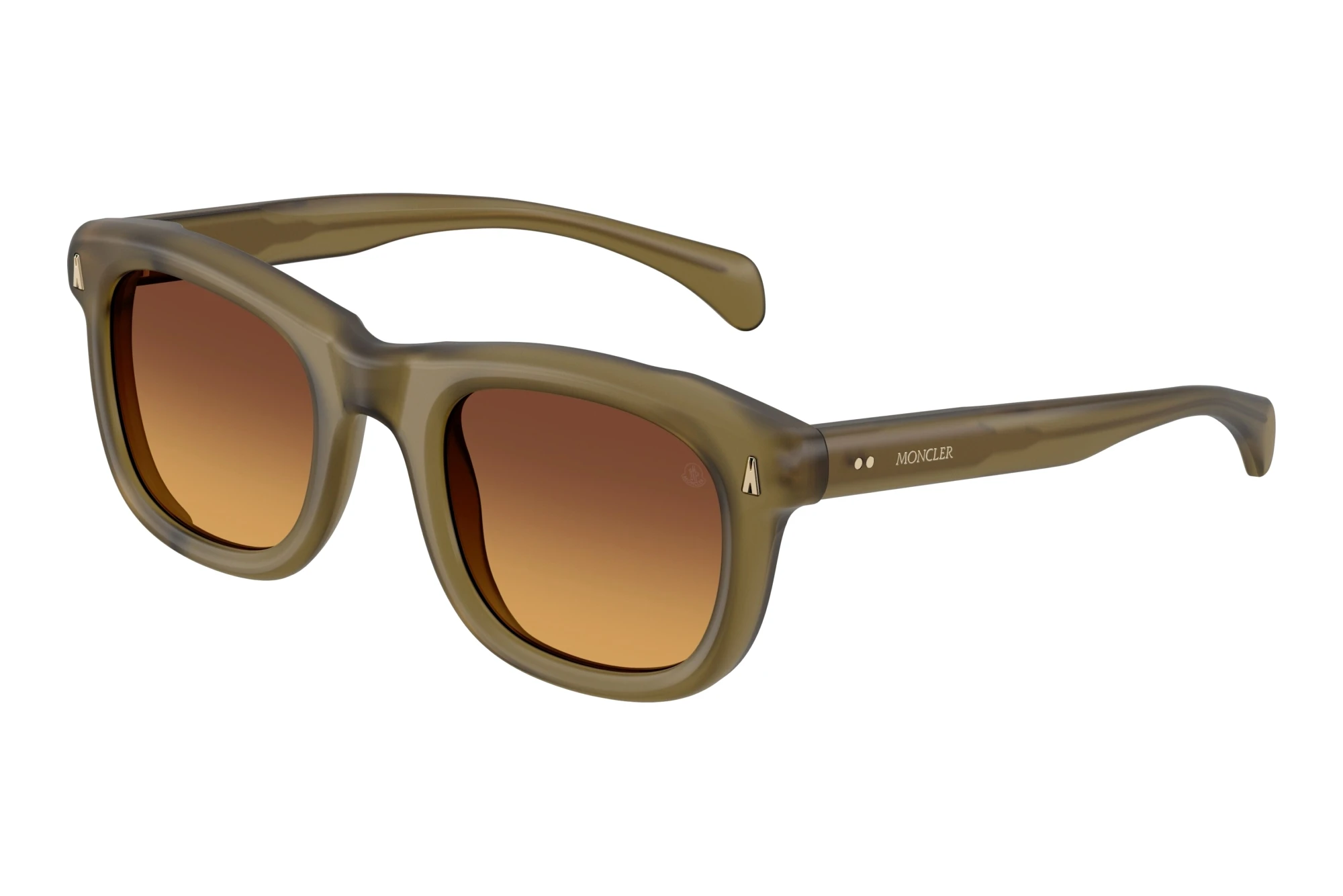 Moncler ME6034 3049R8 Gradient MustardMatte Olive Green Moncler ME6034 3049R8 Gradient MustardMatte Olive Green