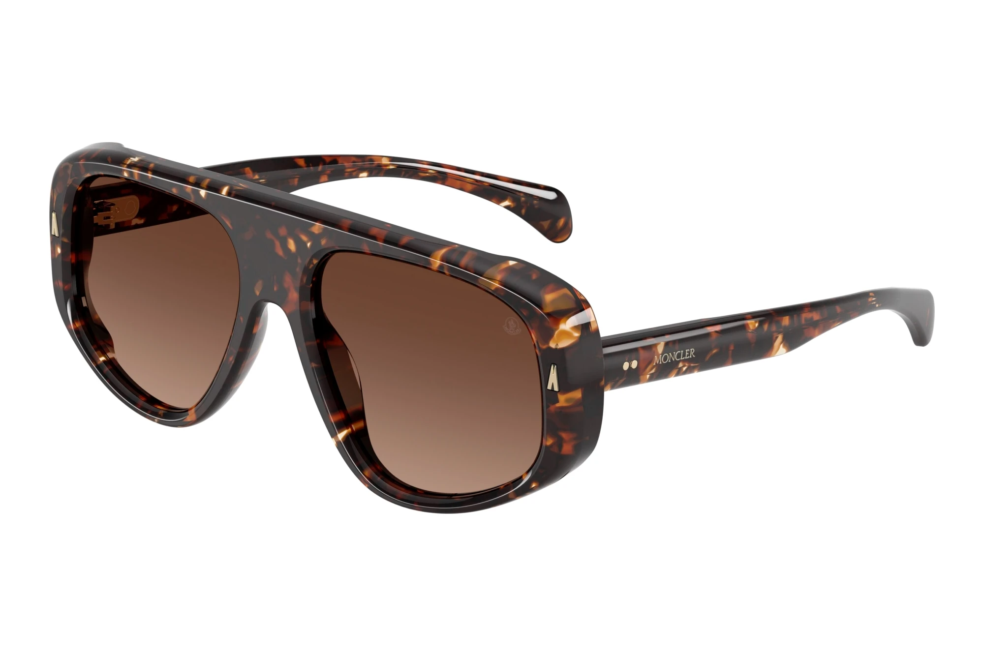 Moncler ME6035U 3048T5 Polarized Gradient Light BrownShiny Butter Havana Moncler ME6035U 3048T5 Polarized Gradient Light BrownShiny Butter Havana