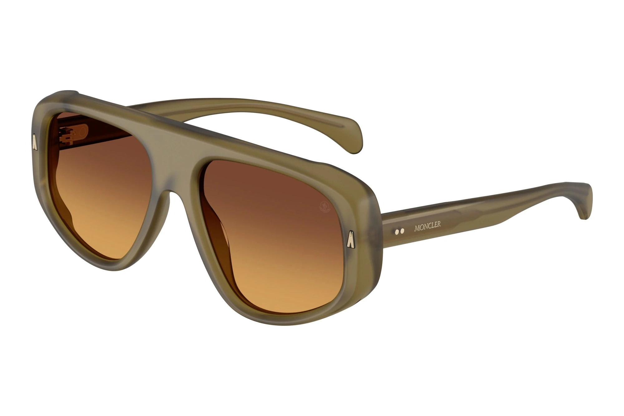 Moncler ME6035U 3049R8 Gradient MustardMatte Olive Green Moncler ME6035U 3049R8 Gradient MustardMatte Olive Green