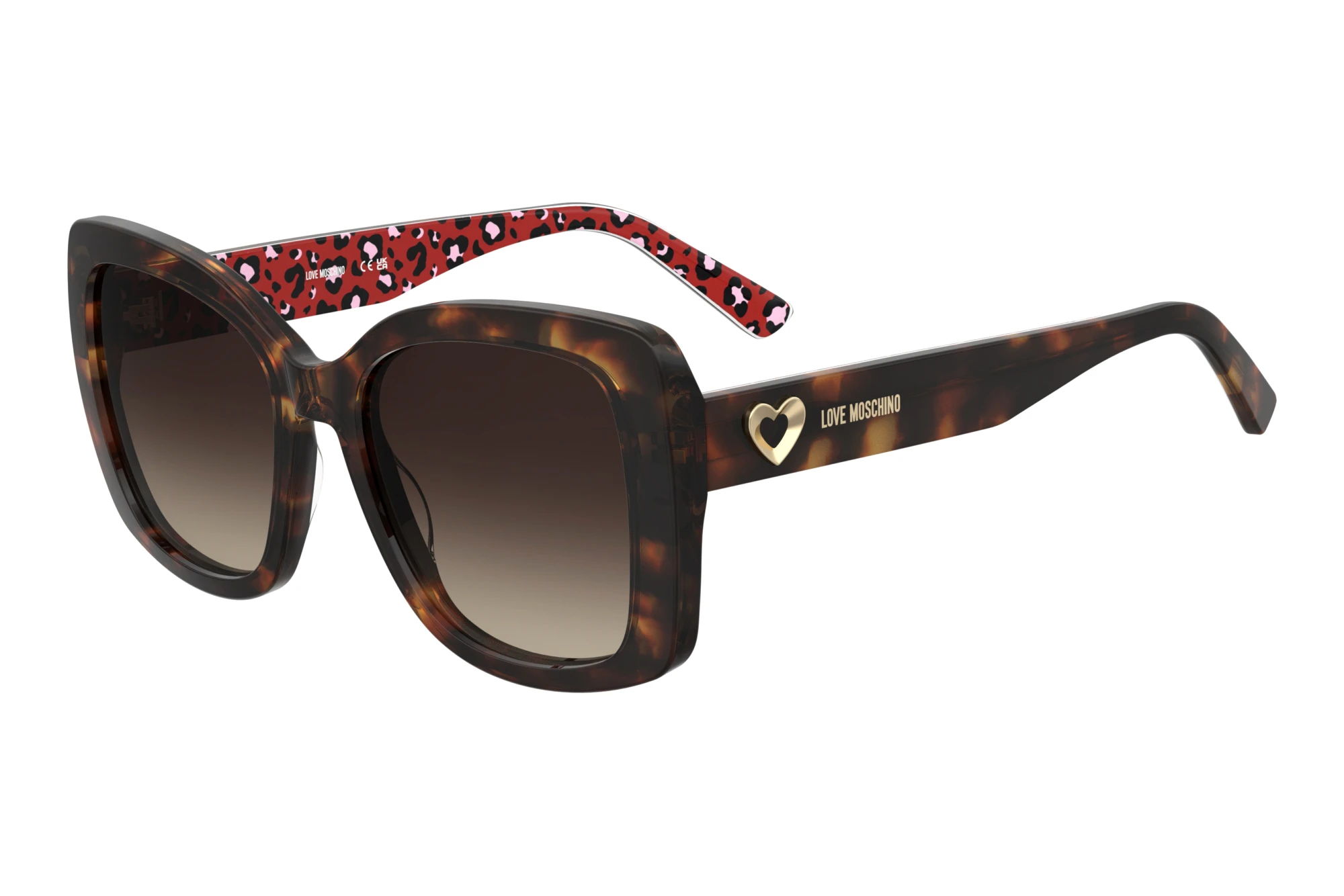 Moschino MOL107/S 086/HA BROWN SHADEDHAVANA Moschino MOL107/S 086/HA BROWN SHADEDHAVANA