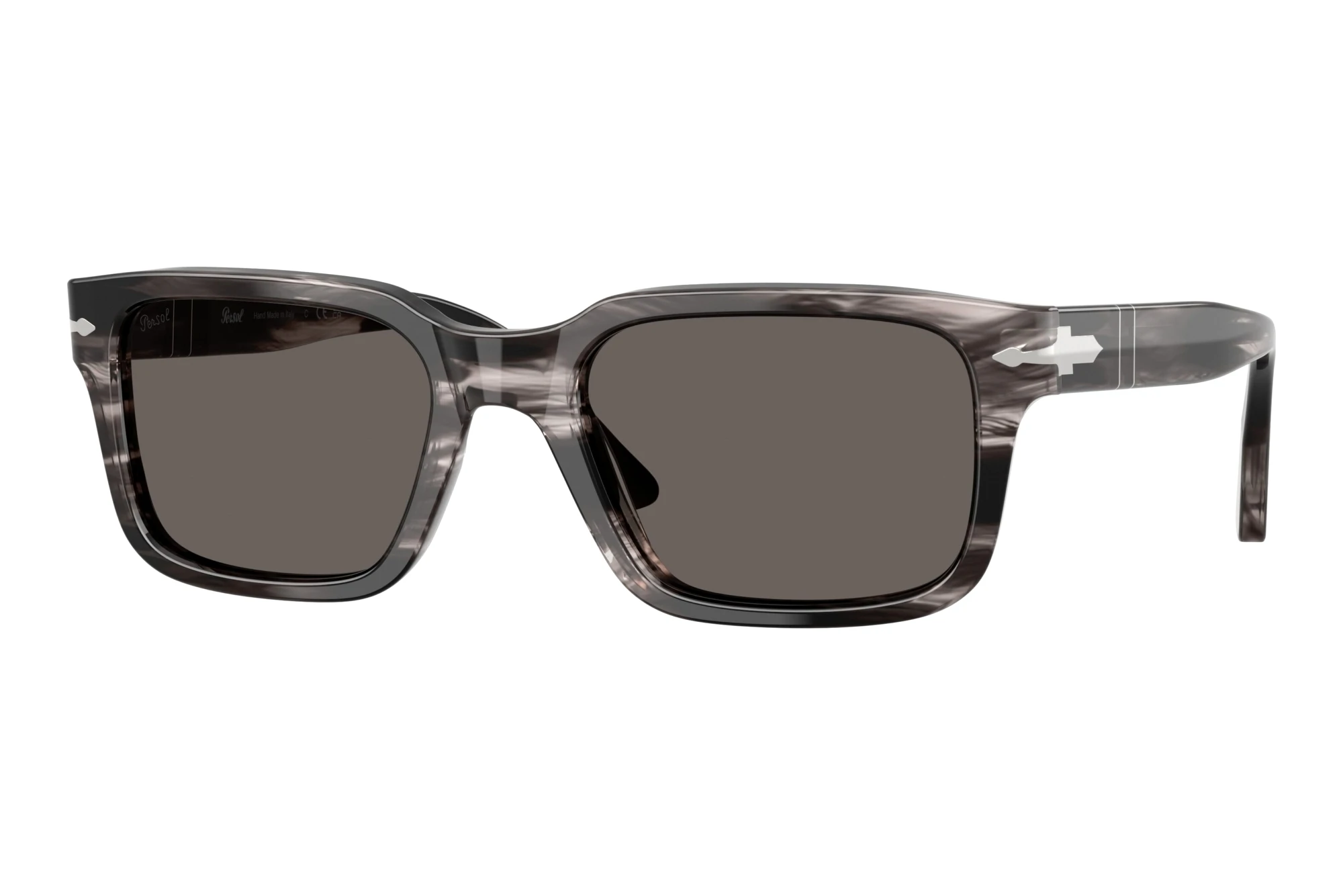 Persol PO3272S 1238B1 Dark GreyStriped Black & Grey Persol PO3272S 1238B1 Dark GreyStriped Black & Grey