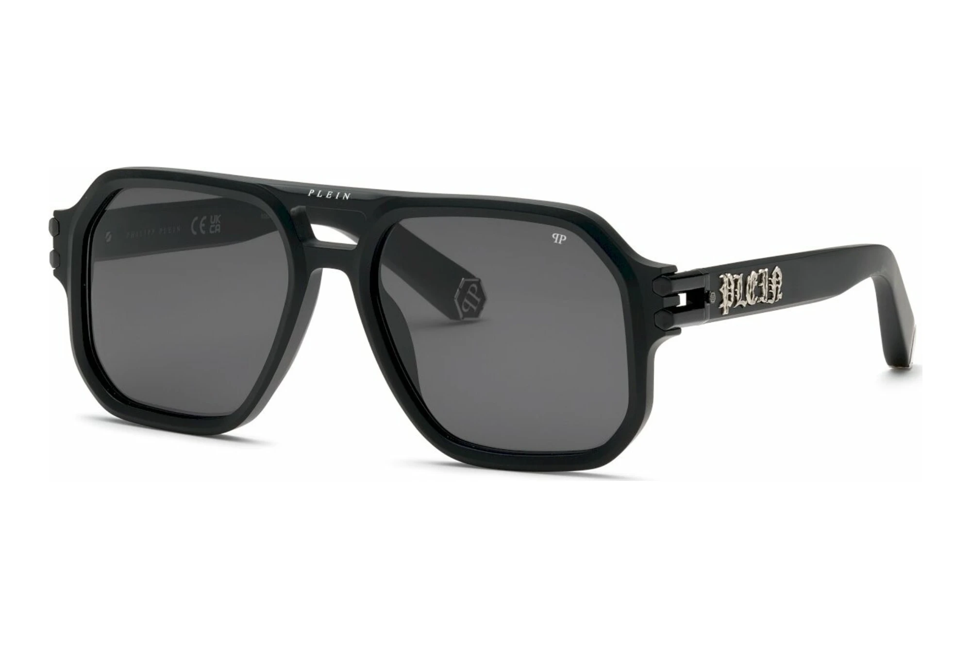 Philipp Plein SPP148V 0703 SMOKEMATT/SANDBLASTED BLACK Philipp Plein SPP148V 0703 SMOKEMATT/SANDBLASTED BLACK