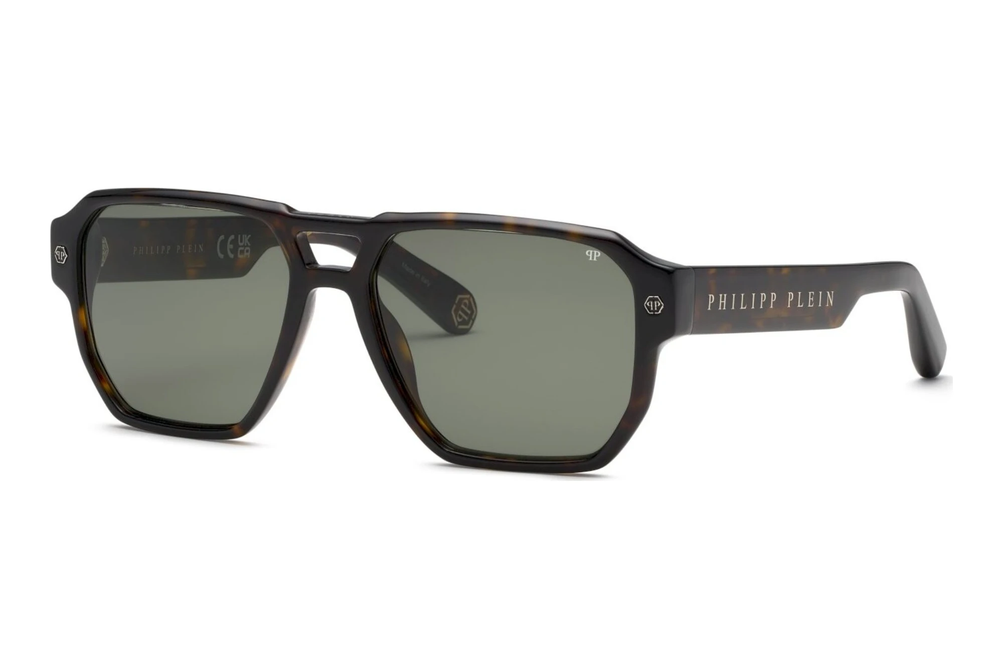 Philipp Plein SPP200V 0722 GREENSHINY DARK HAVANA Philipp Plein SPP200V 0722 GREENSHINY DARK HAVANA