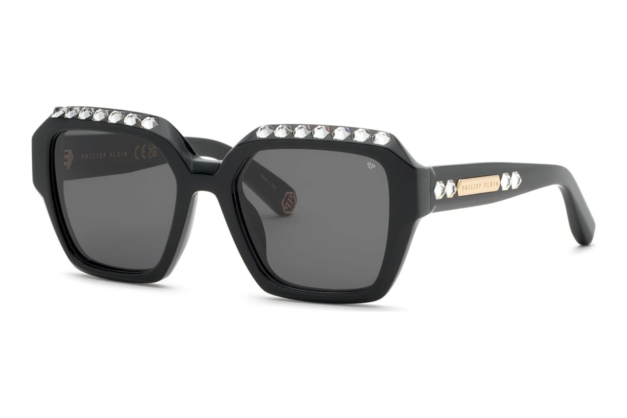Philipp Plein SPP216S 700S SMOKESHINY BLACK Philipp Plein SPP216S 700S SMOKESHINY BLACK