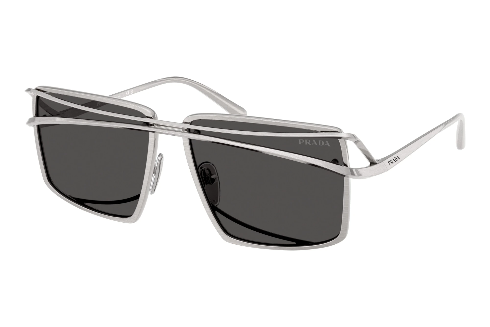 Prada PR C55S 28C08Z Dark GreyVintage Silver Prada PR C55S 28C08Z Dark GreyVintage Silver