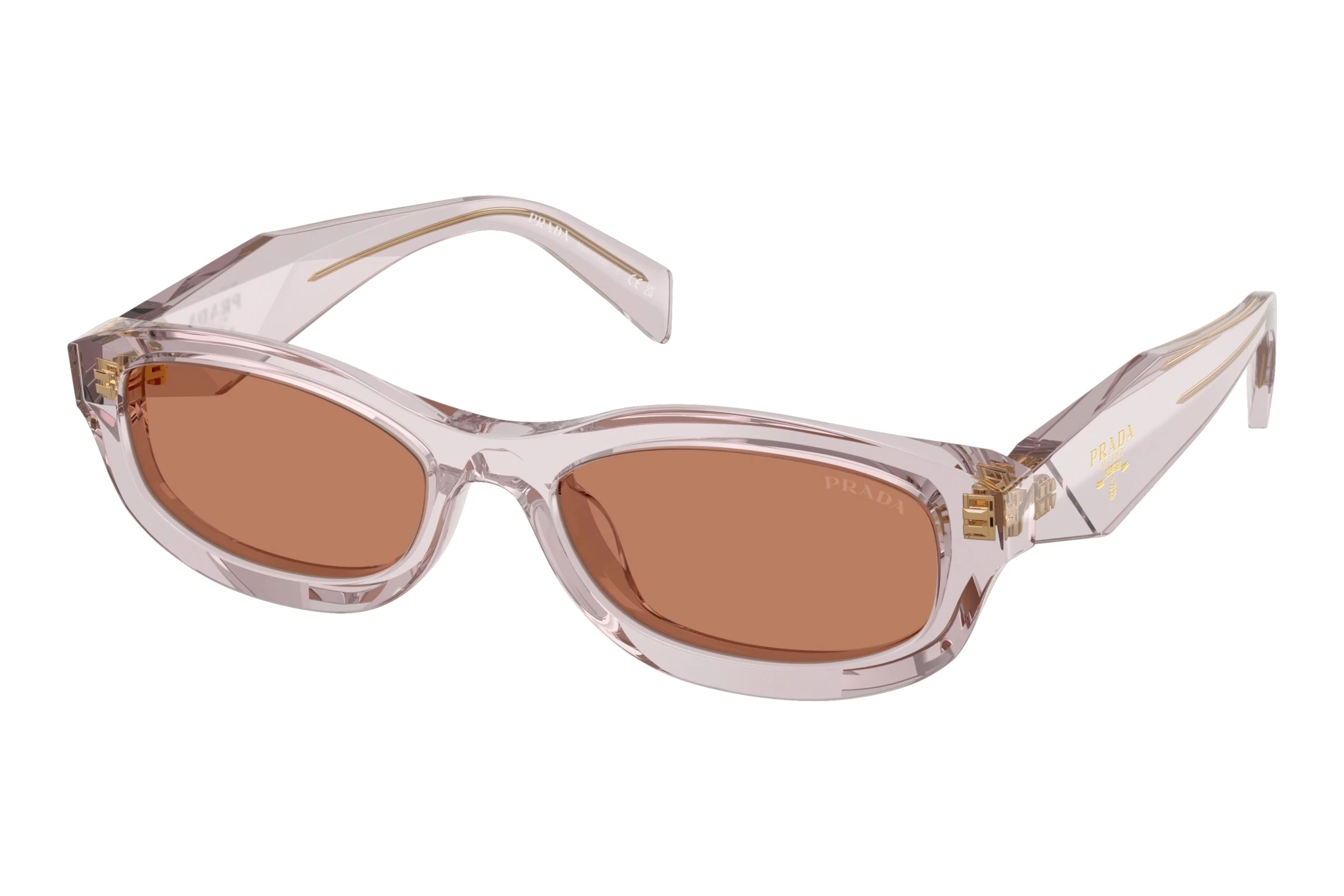 Prada PR D24S 12W10I BrownTransparent Mauve Prada PR D24S 12W10I BrownTransparent Mauve