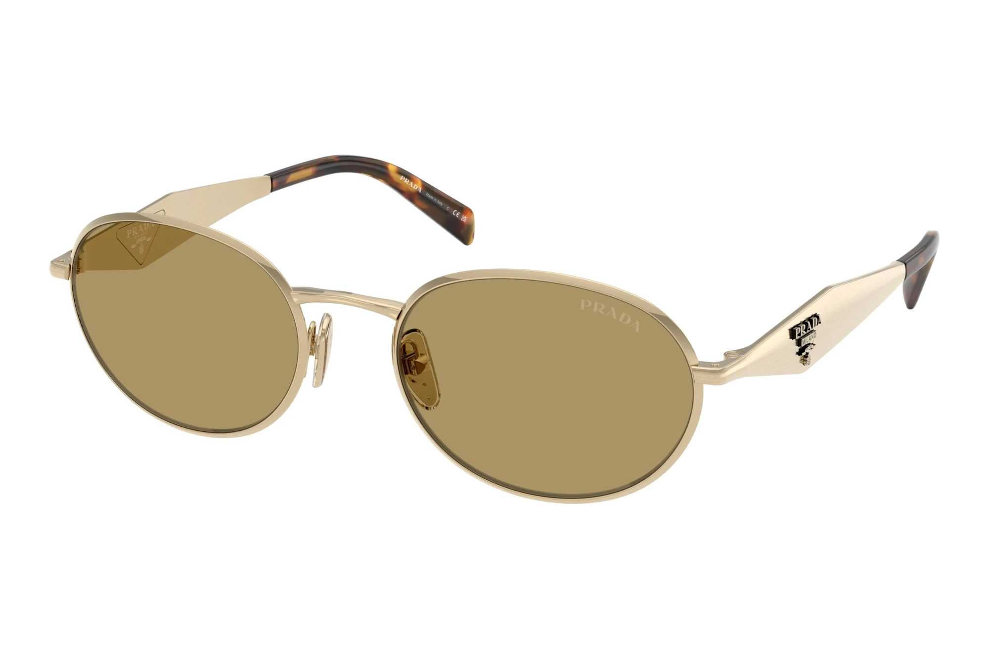 Prada PR D57S ZVN70G Green OlivePale Gold Prada PR D57S ZVN70G Green OlivePale Gold