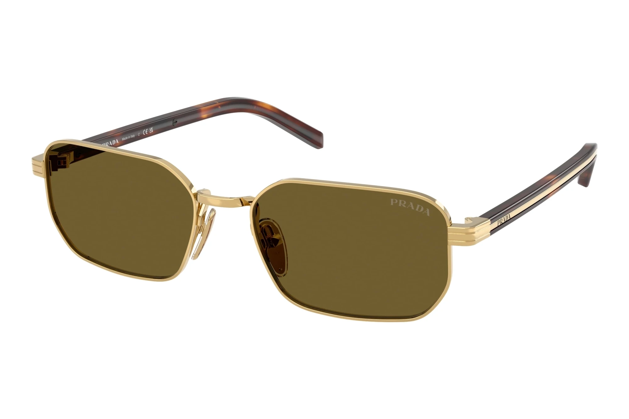 Prada PR D62S 5AK09Z BrownGold Prada PR D62S 5AK09Z BrownGold
