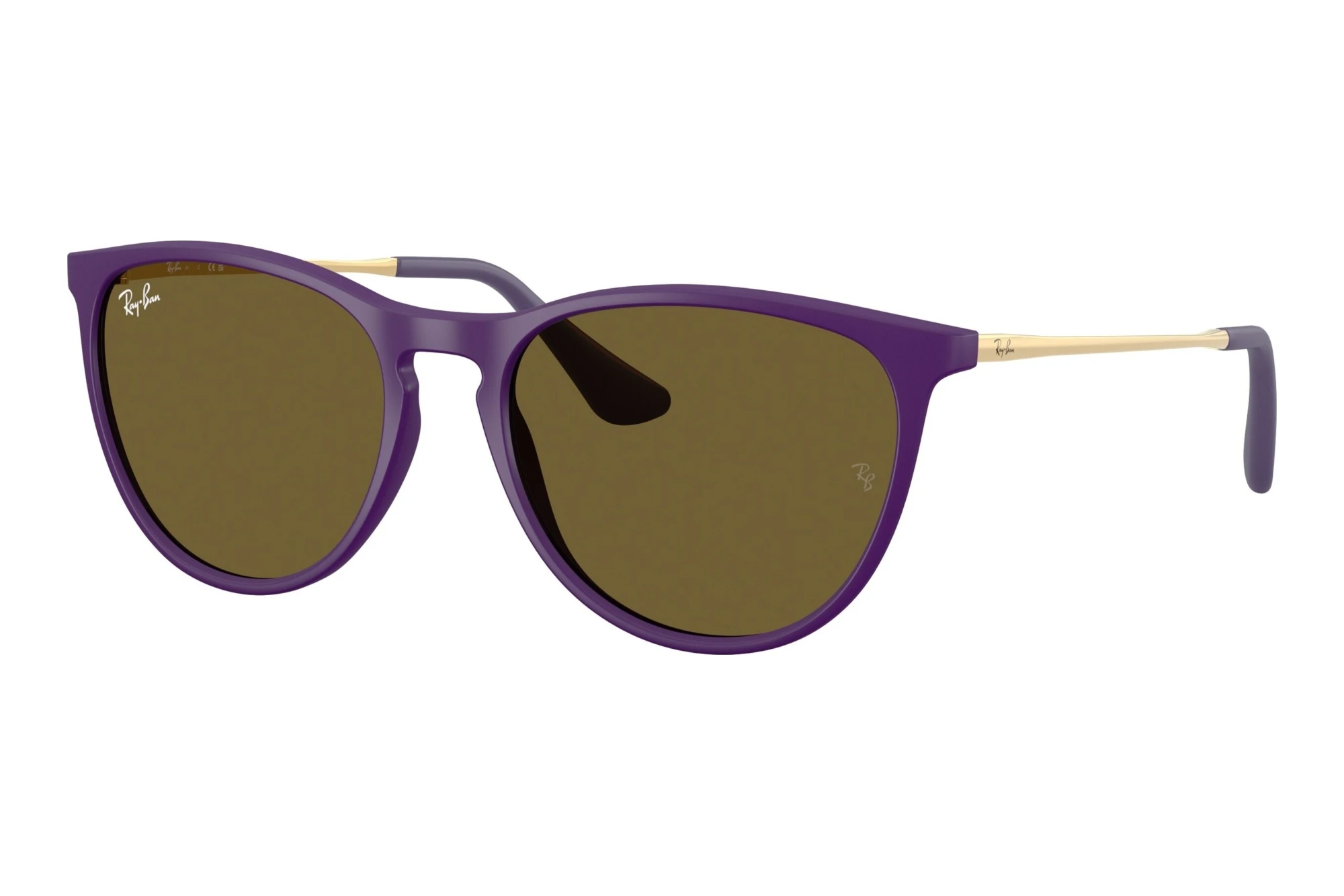 Ray-Ban Kids RJ9060S 717973 Dark BrownRubber Violet Ray-Ban Kids RJ9060S 717973 Dark BrownRubber Violet