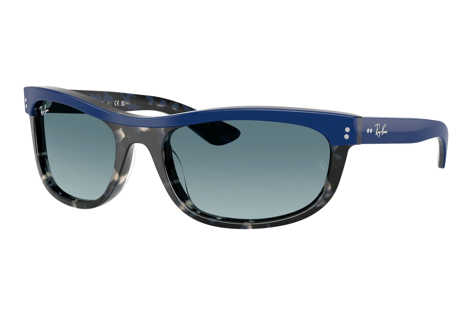Ray-Ban RB2489 14453M Blue Gradient GreyBlue On Havana Ray-Ban RB2489 14453M Blue Gradient GreyBlue On Havana