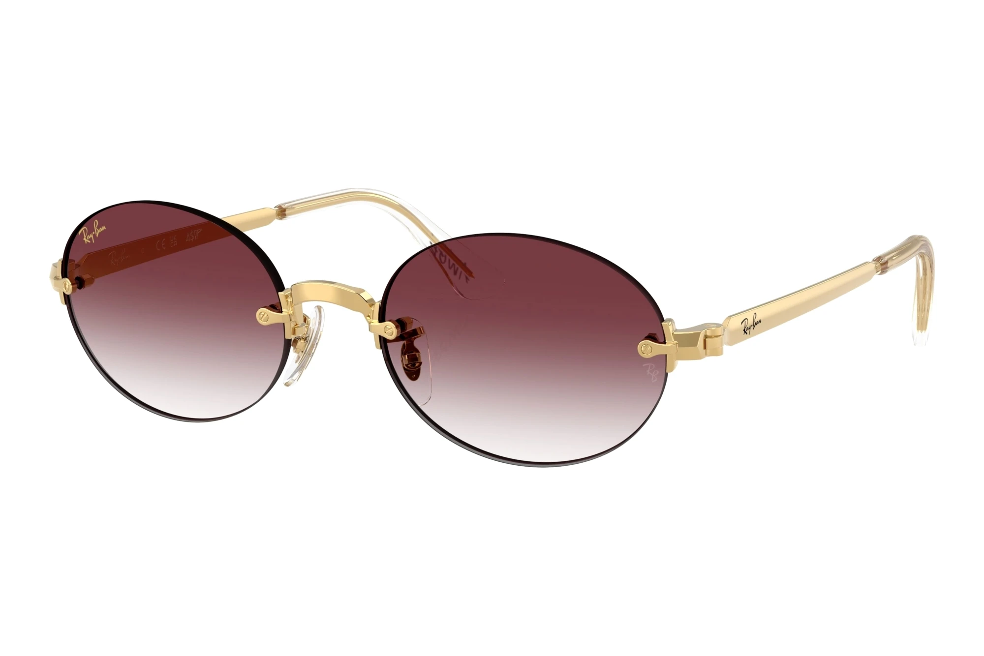 Ray-Ban RB3929 001/8H Clear Gradient Dark VioletArista Gold Ray-Ban RB3929 001/8H Clear Gradient Dark VioletArista Gold
