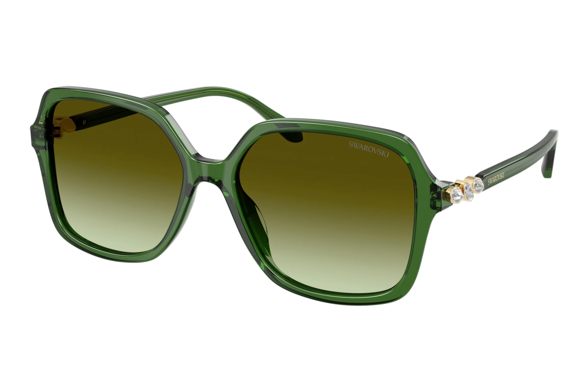 Swarovski SK6067 1081E8 Green Gradient BrownTransparent Green Swarovski SK6067 1081E8 Green Gradient BrownTransparent Green