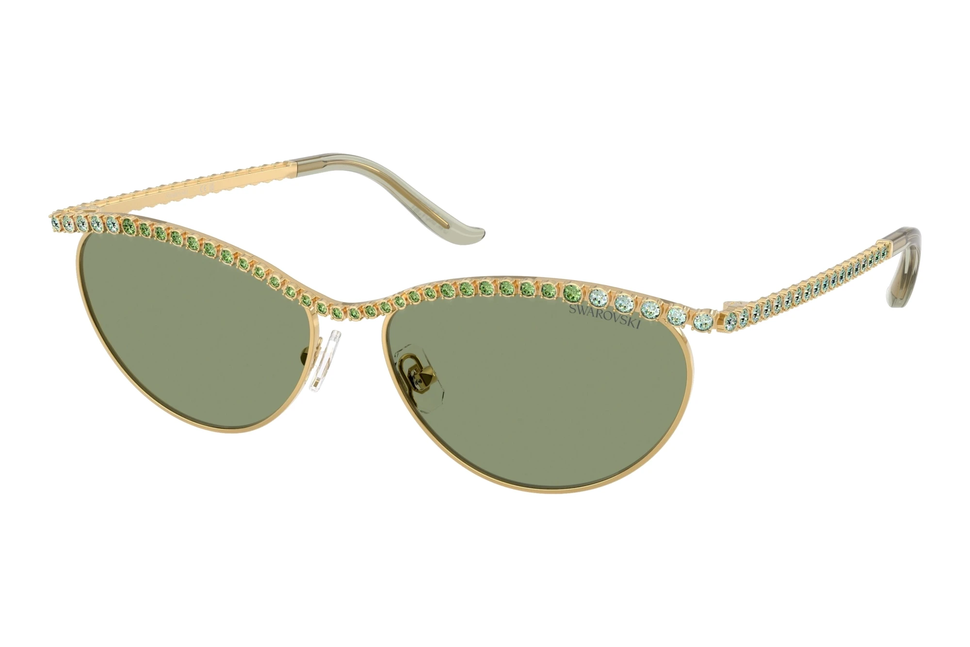 Swarovski SK7046 400482 GreenGold Swarovski SK7046 400482 GreenGold