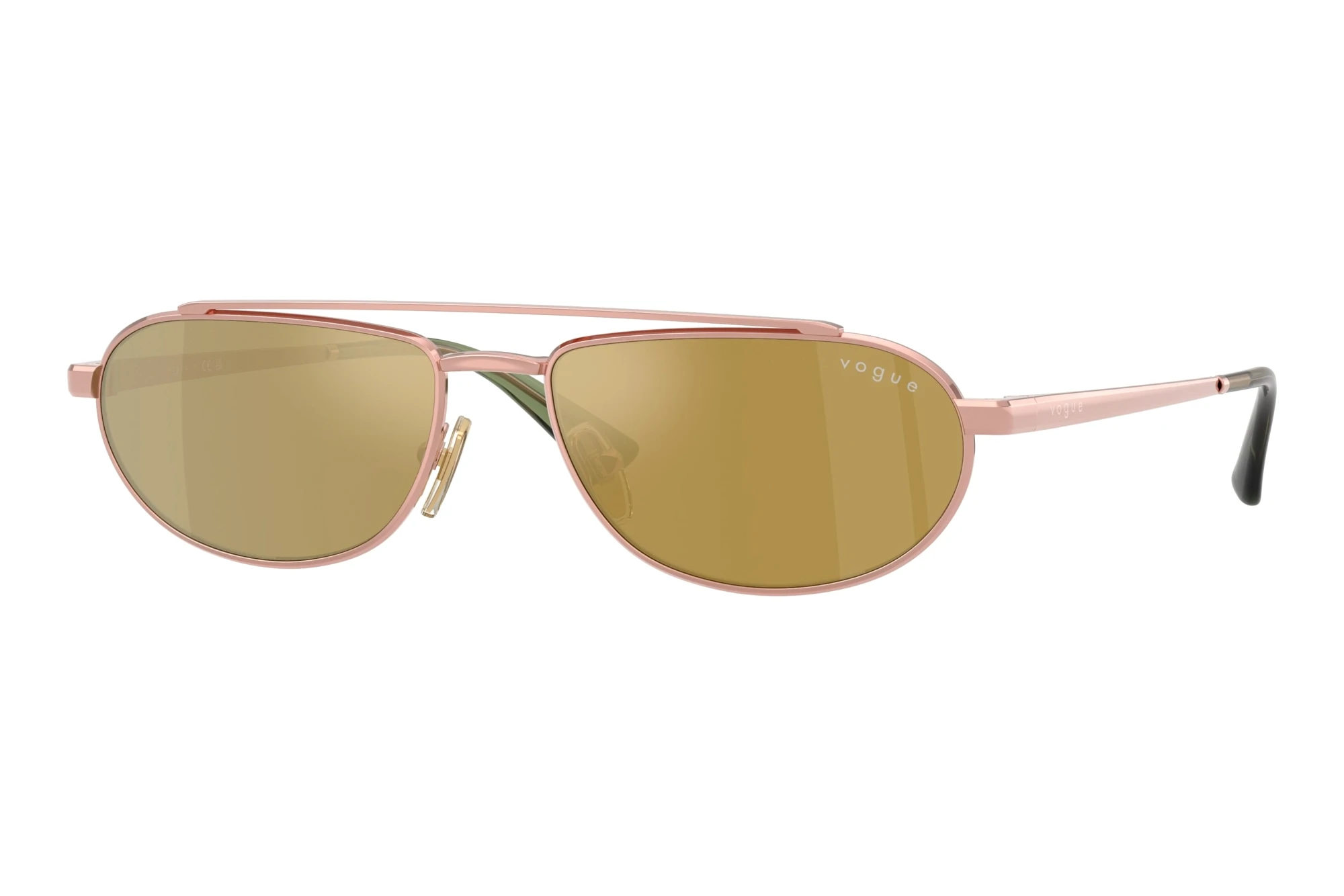 Vogue Eyewear VO4371S 52167I Brown Mirror GoldPink Vogue Eyewear VO4371S 52167I Brown Mirror GoldPink
