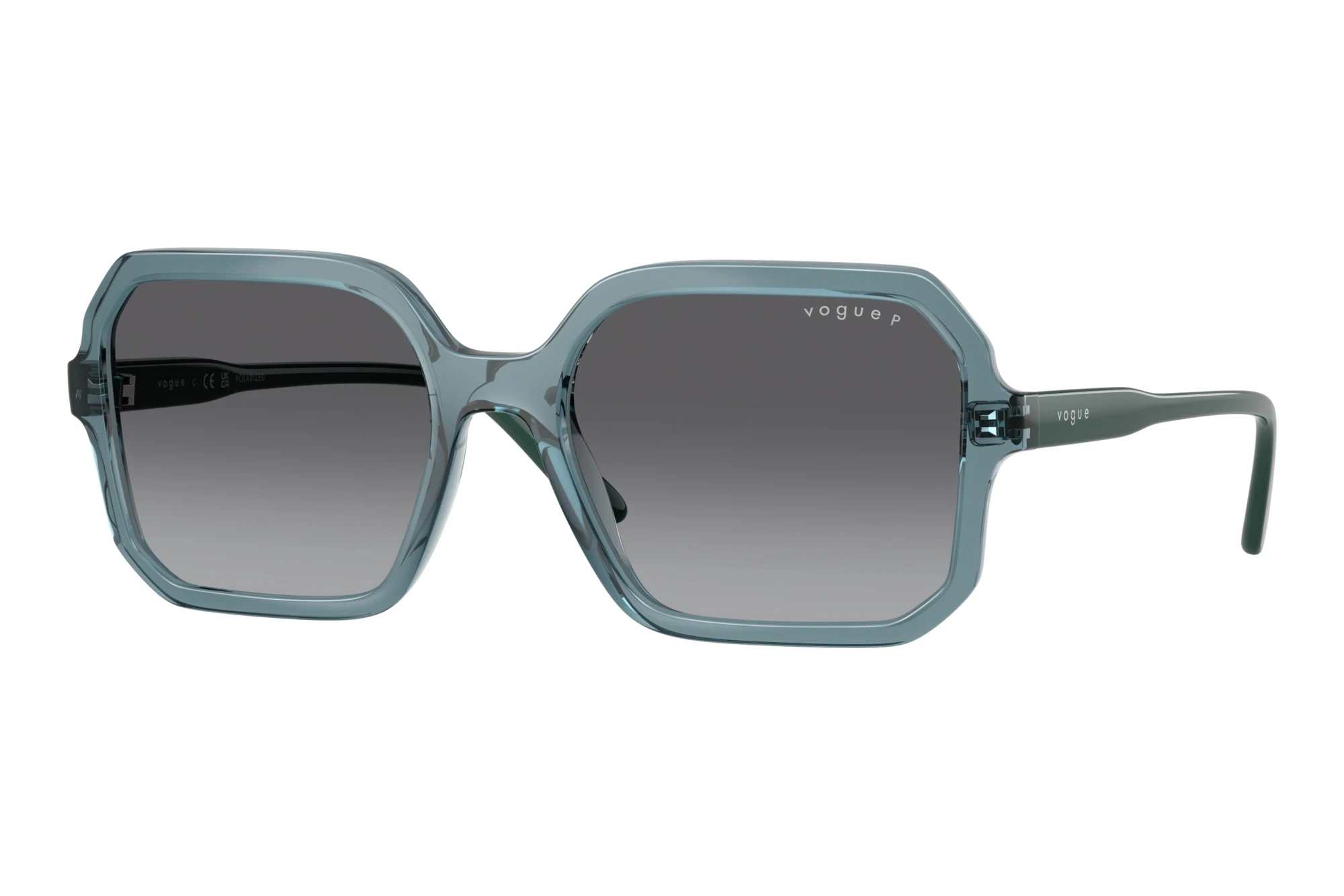 Vogue Eyewear VO5696S 3285T3 Gradient Grey PolarizedTransparent Light Blue Vogue Eyewear VO5696S 3285T3 Gradient Grey PolarizedTransparent Light Blue