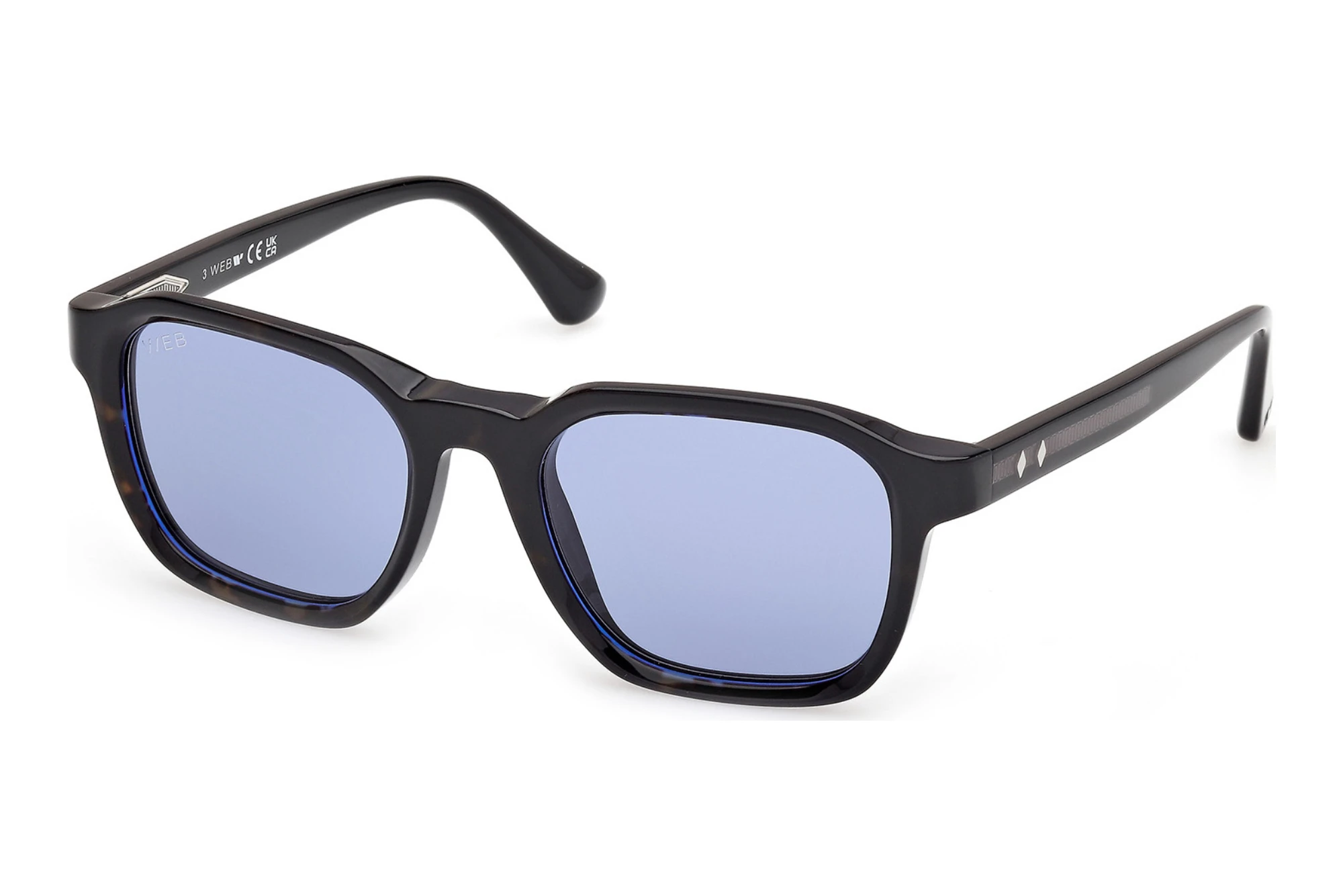 Web Eyewear WE0385 56V blauHavanna/Einfarbig Web Eyewear WE0385 56V blauHavanna/Einfarbig