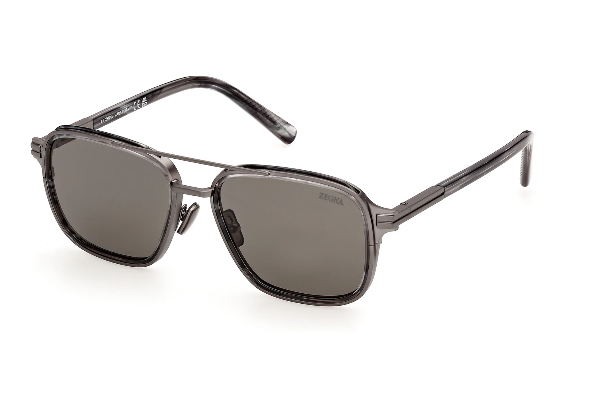 Zegna EZ0321 08D grau polarisierendGrau/Gestreift Zegna EZ0321 08D grau polarisierendGrau/Gestreift