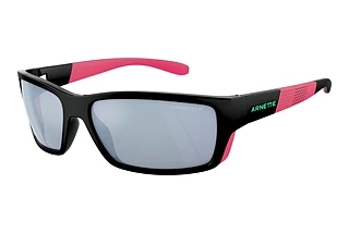 Arnette AN4336 27531U Dark Violet Mirror SilverBlack/Fuxia Matte/Shiny