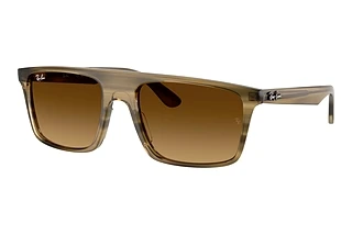 Ray-Ban RB2222 143985 Gradient BrownStriped Green