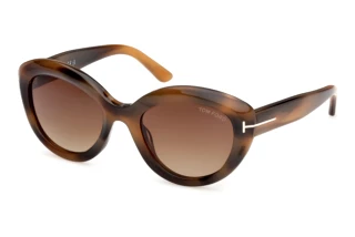 Tom Ford FT1316 55F braun verlaufendBunt Havanna