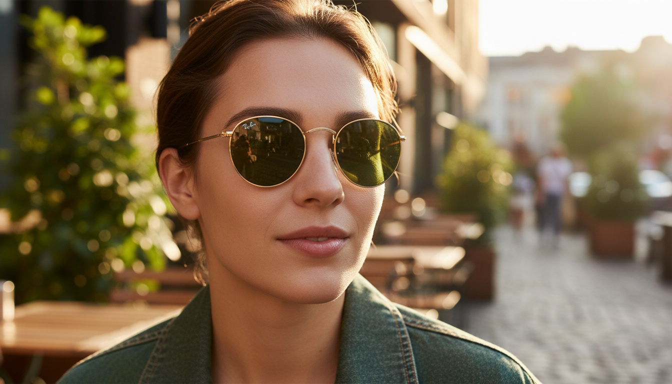Forfra Ray-Ban ROUND METAL (RB3447 - 001)