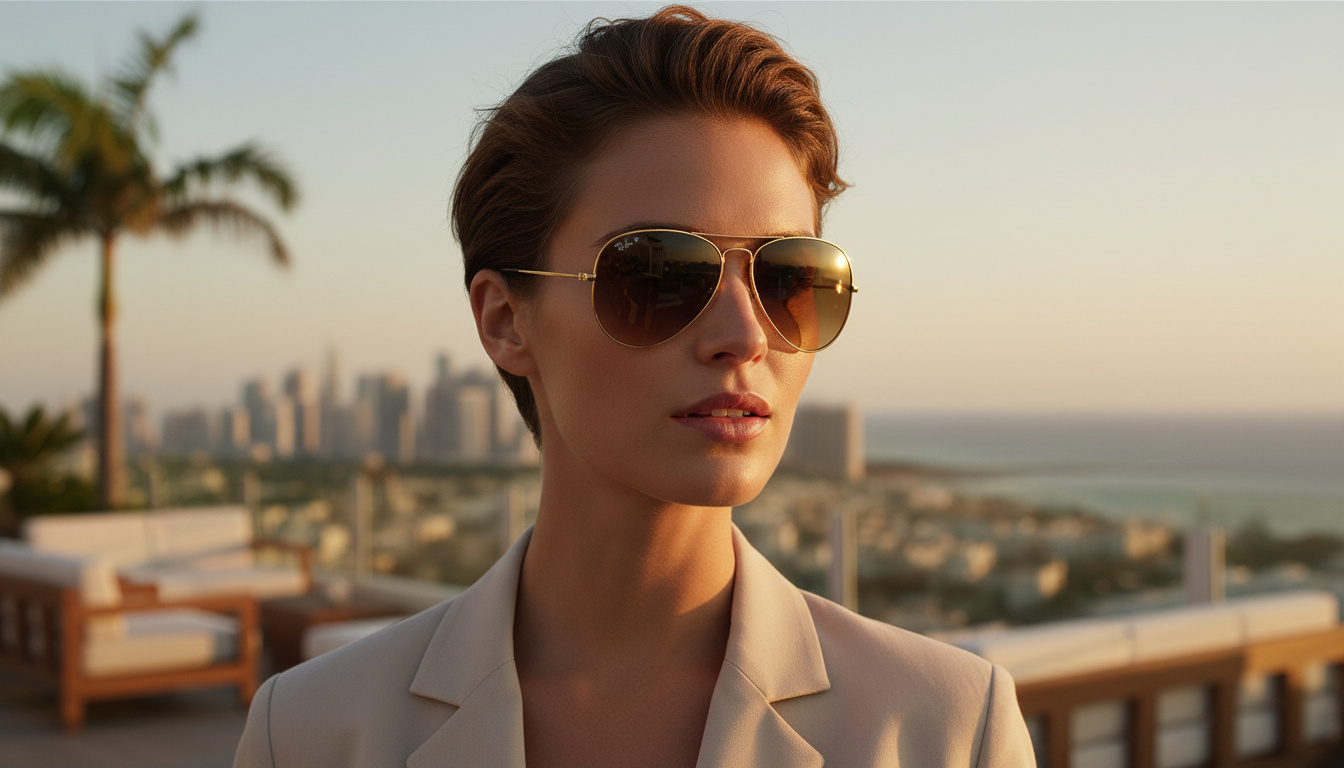 Forfra Ray-Ban AVIATOR LARGE METAL (RB3025 - 001/M2)