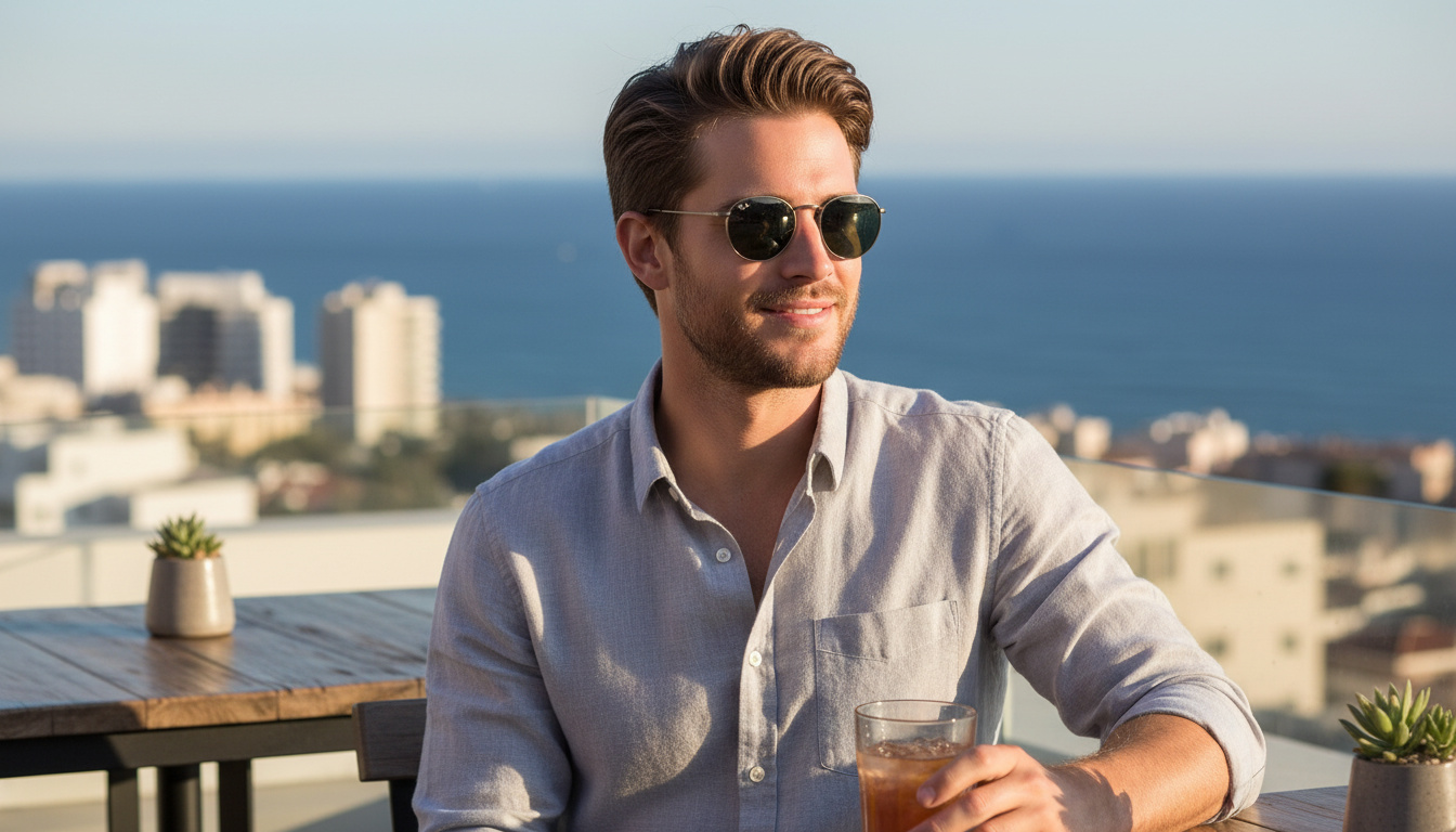 Forfra Ray-Ban ROUND METAL (RB3447 - 9229B1)