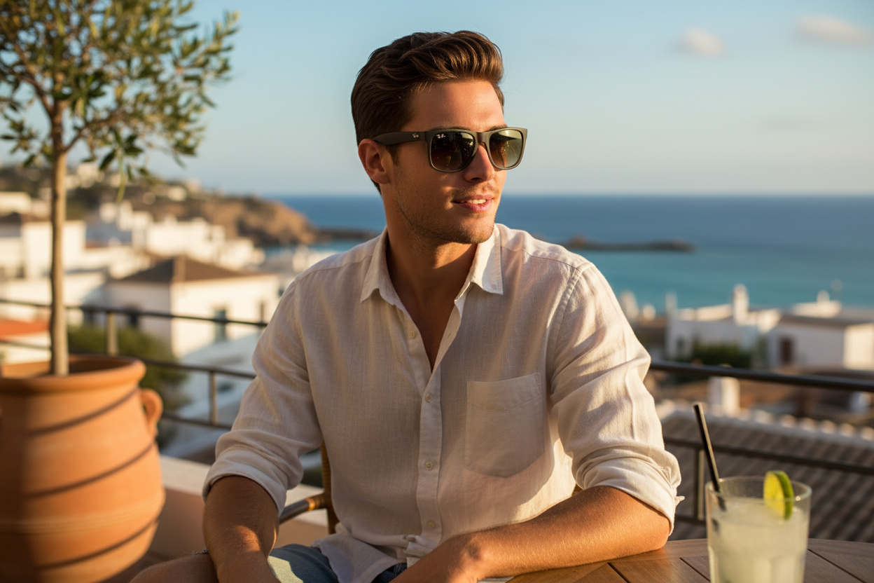 Forfra Ray-Ban JUSTIN (RB4165 - 854/7Z)