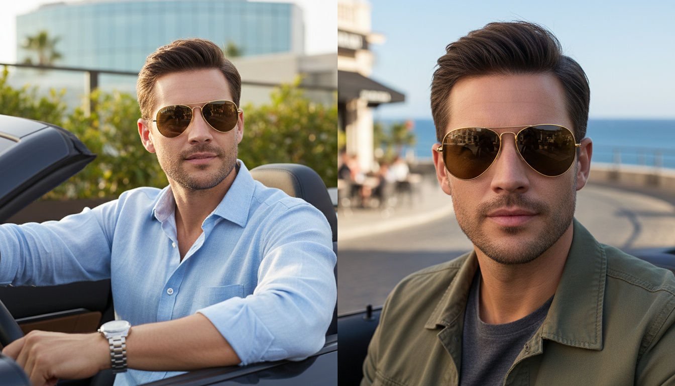 Forfra Ray-Ban AVIATOR LARGE METAL (RB3025 - 9196G5)