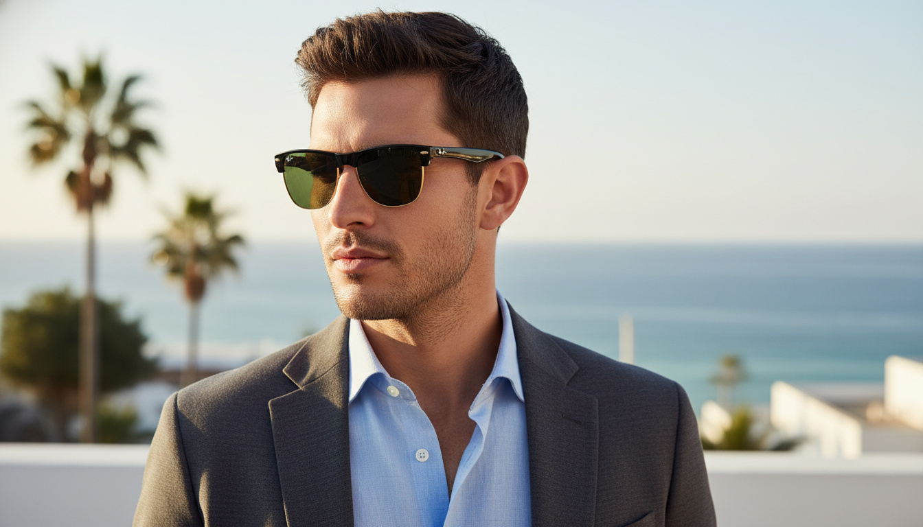 Forfra Ray-Ban CLUBMASTER OVERSIZED (RB4175 - 877)