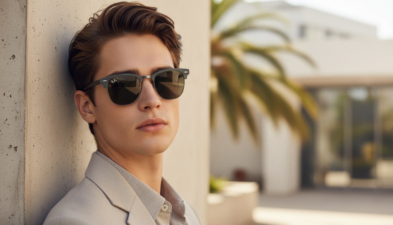 Forfra Ray-Ban CLUBMASTER METAL (RB3716 - 9256B1)