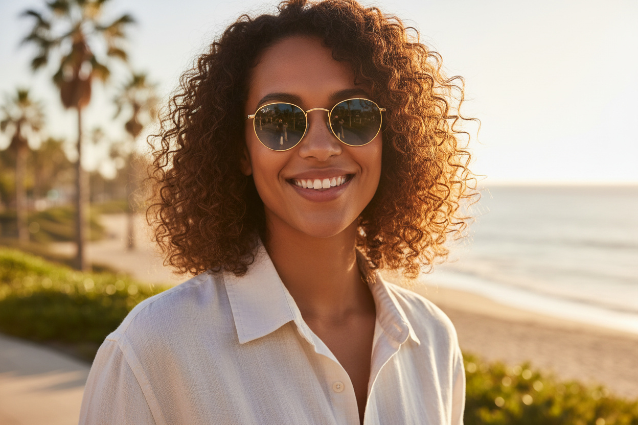 Forfra Ray-Ban ROUND METAL (RB3447 - 001/3M)