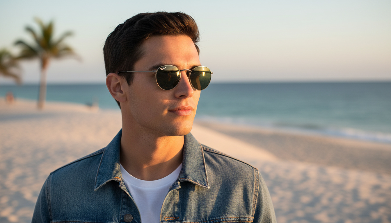 Forfra Ray-Ban ROUND METAL (RB3447 - 004/G4)