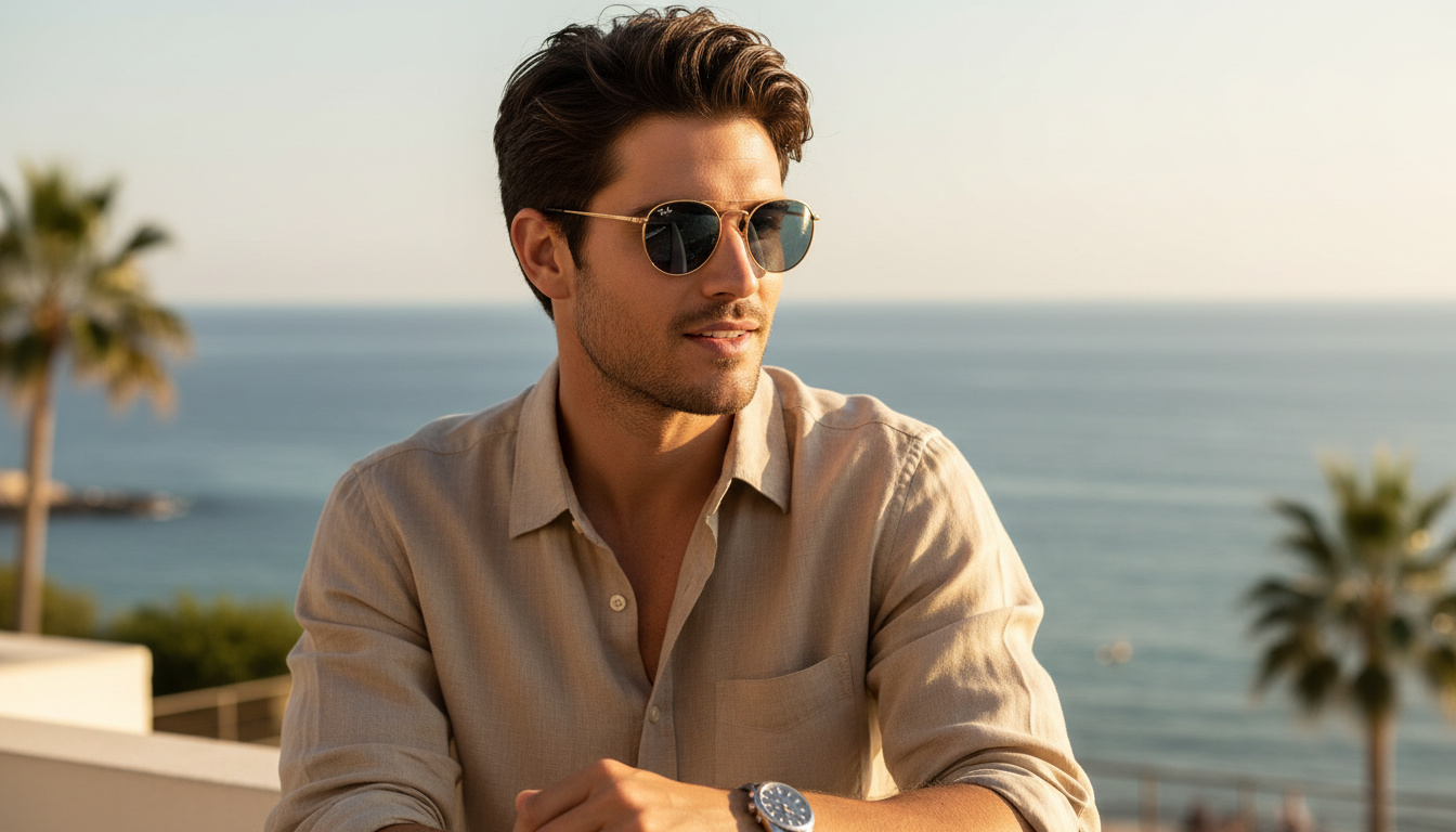 Forfra Ray-Ban ROUND METAL (RB3447 - 92023F)