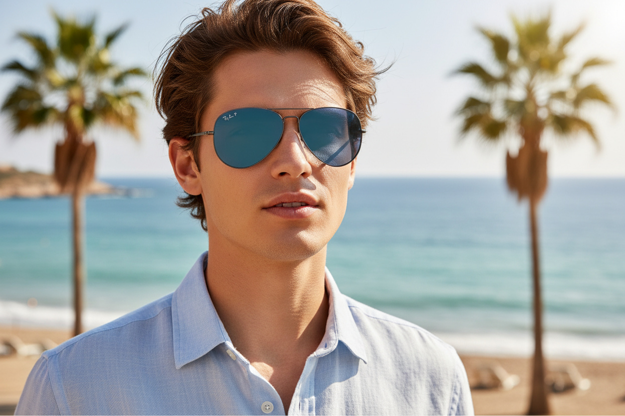 Forfra Ray-Ban AVIATOR TITANIUM (RB8089 - 165/S2)