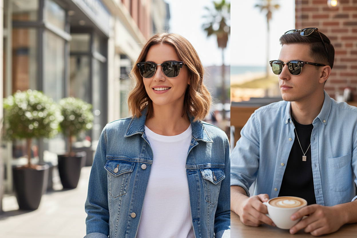 Forfra Ray-Ban CLUBMASTER (RB3016 - 1278B1)